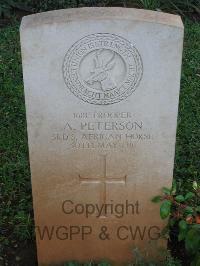 Dar Es Salaam War Cemetery - Peterson, A